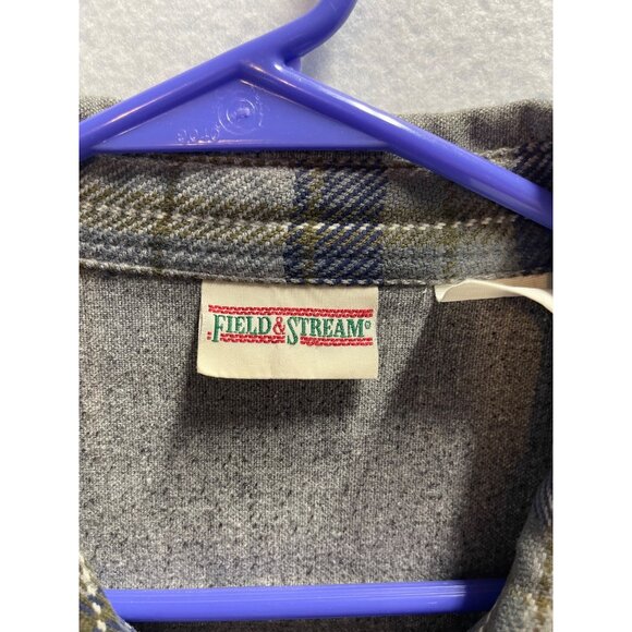 Vintage 2000s Field and Stream Flannel Long Sleeve Button Up Heavy Duty - Picture 4 of 11